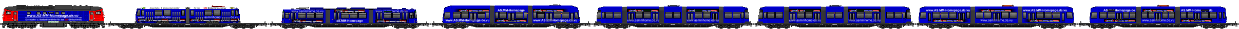DBAG BR101 + 'AS.MM-Homepage Werbetrger-Zug' 'AS.MM-Homepage advertising train'
